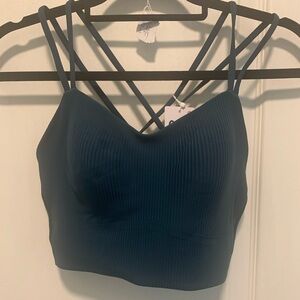 NWT Lululemon like a cloud ribbed long-line bra Size:10 B/C